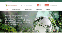 Desktop Screenshot of foret-investissement.com