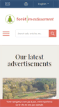 Mobile Screenshot of foret-investissement.com