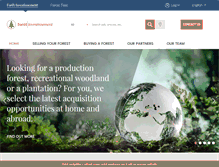Tablet Screenshot of foret-investissement.com